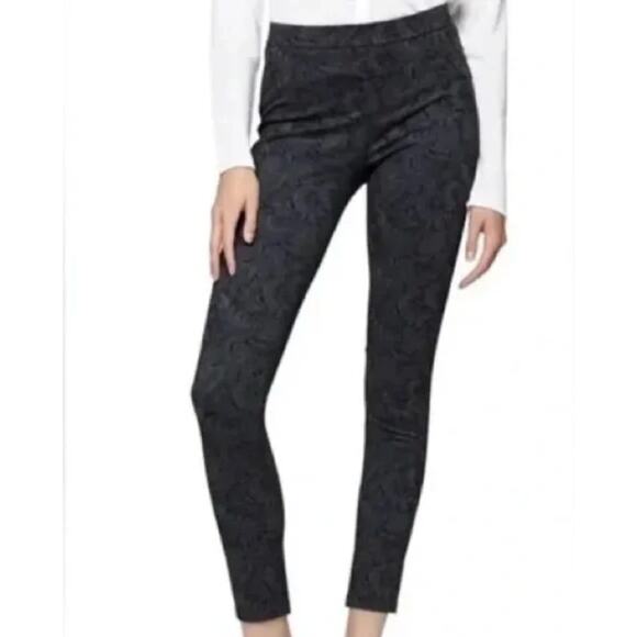 Sanctuary Pants - Sanctuary Printed Leggings Black Gray Size M